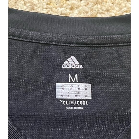 Seattle Sounders Adidas 2017 Climalite Black Training Top Shirt Size Medium XBOX - Picture 3 of 6